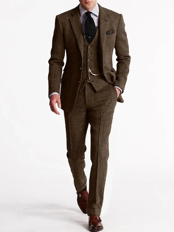 Ezra Men's Tuxedo Suit - back view
